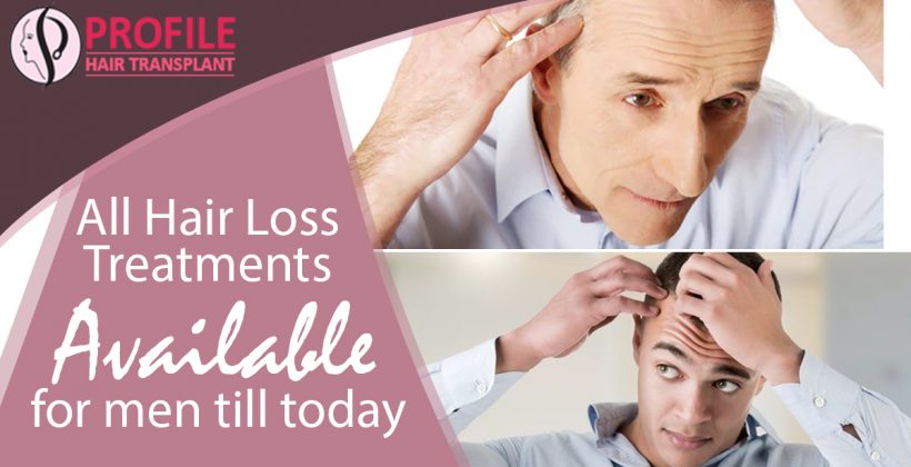 All Hair Loss Treatments Available For Men Till Today